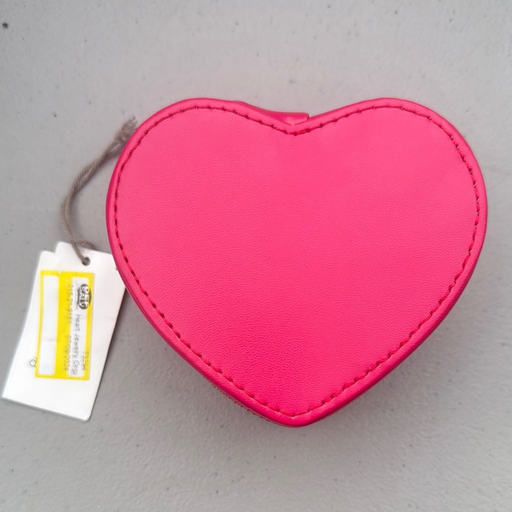 A New Day Pink Heart Cosmetic Bag